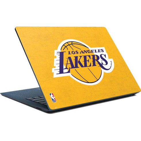 NBA Los Angeles Lakers Distressed Surface Laptop Skin